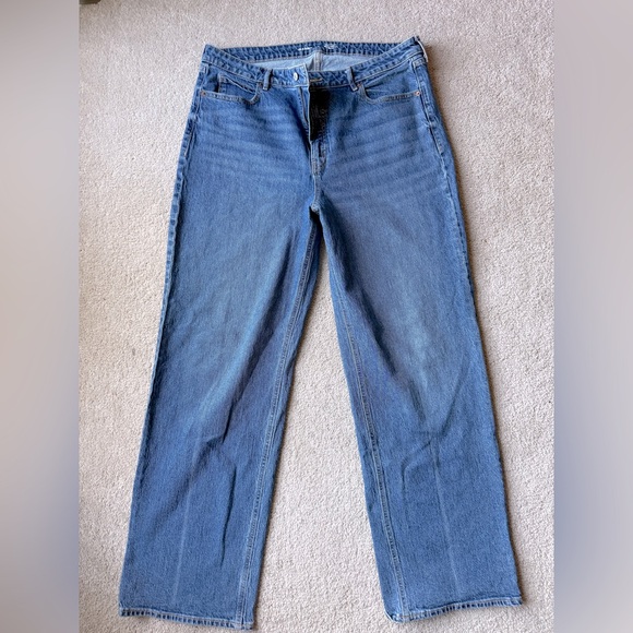 Old Navy Sky-Hi Wide Leg Denim size 18 tall - Picture 1 of 6